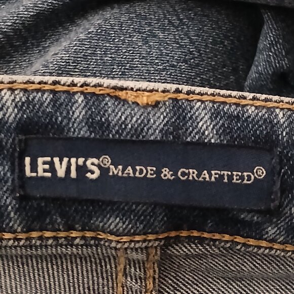 Levis Made & Crafted Jeans 721 Size 30 High Rise Skinny Blue Denim Stretch - Picture 8 of 12